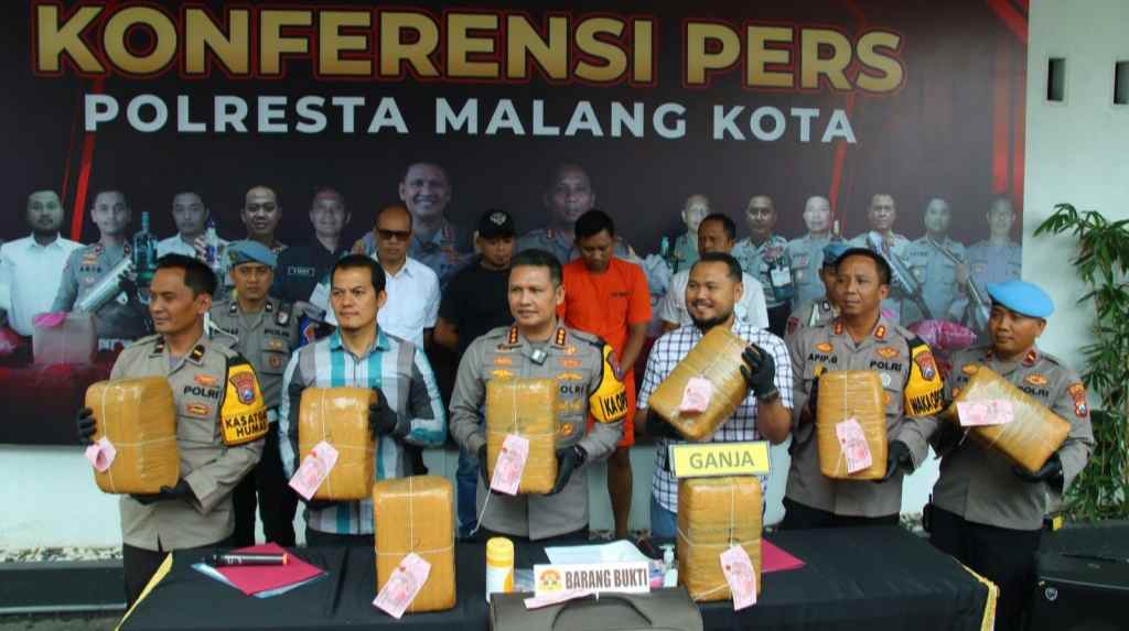 Kurir Pembawa 42 Kg Ganja Menyaru Pemudik Pernah Kirim ke Malang, Kediri dan&nbsp;Jombang