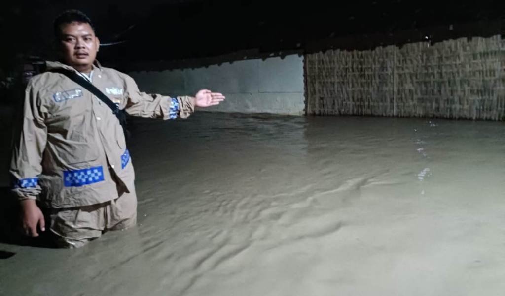 Sungai Jurang Dandang Meluap, Empat Desa di Nganjuk&nbsp;Terendam