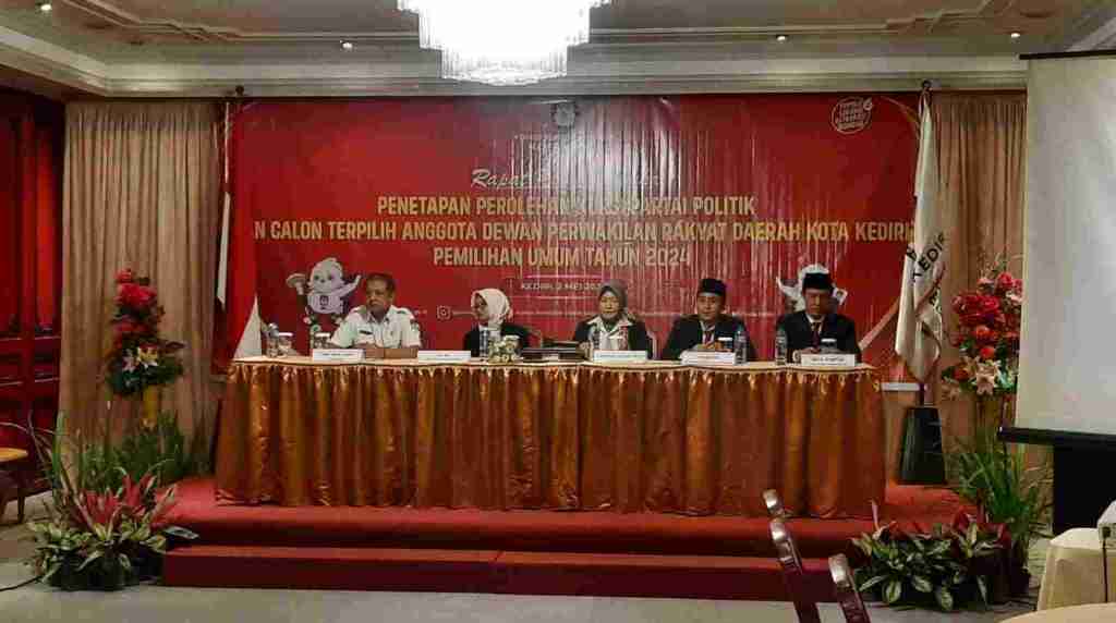 KPU Tetapkan Caleg Terpilih Kabupaten dan Kota&nbsp;Kediri