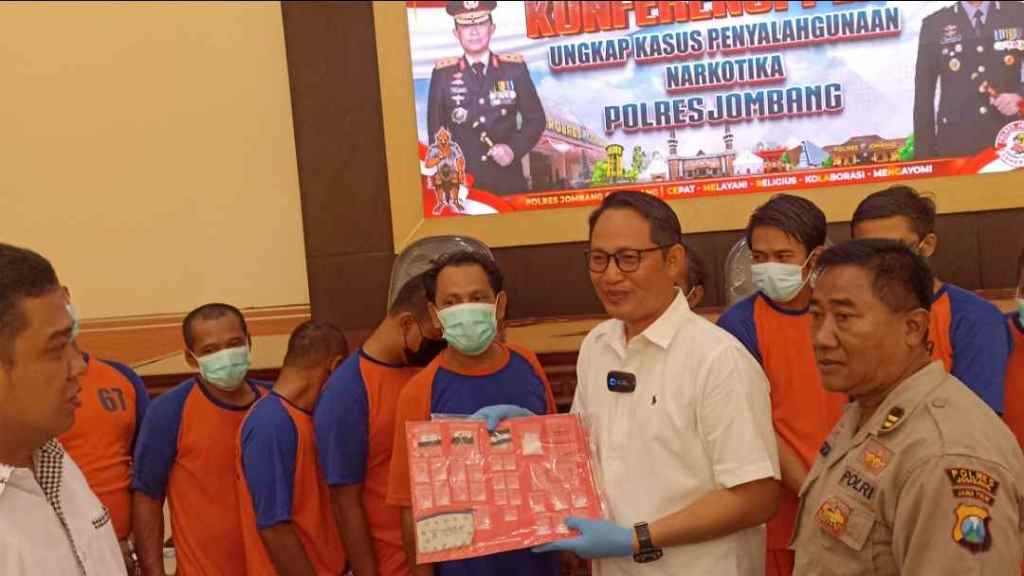 Dua Pekan Operasi, 13 Pengedar Narkoba di Jombang Dijebloskan&nbsp;Penjara