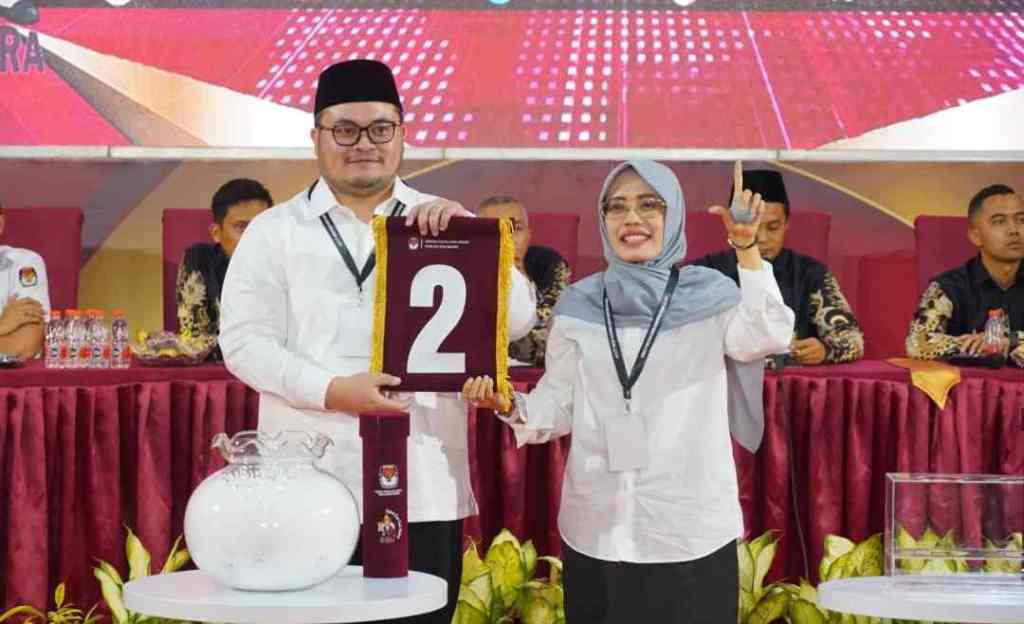 Pasangan Dhito-Dewi di Pilkada Kediri Dapat Nomor Urut 2, Simbol Keberlanjutan&nbsp;Memimpin